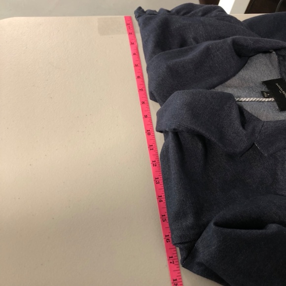 Banana Republic Womens Blazer Size 6 Blue Single Button Vented Lapels Office - Picture 10 of 13